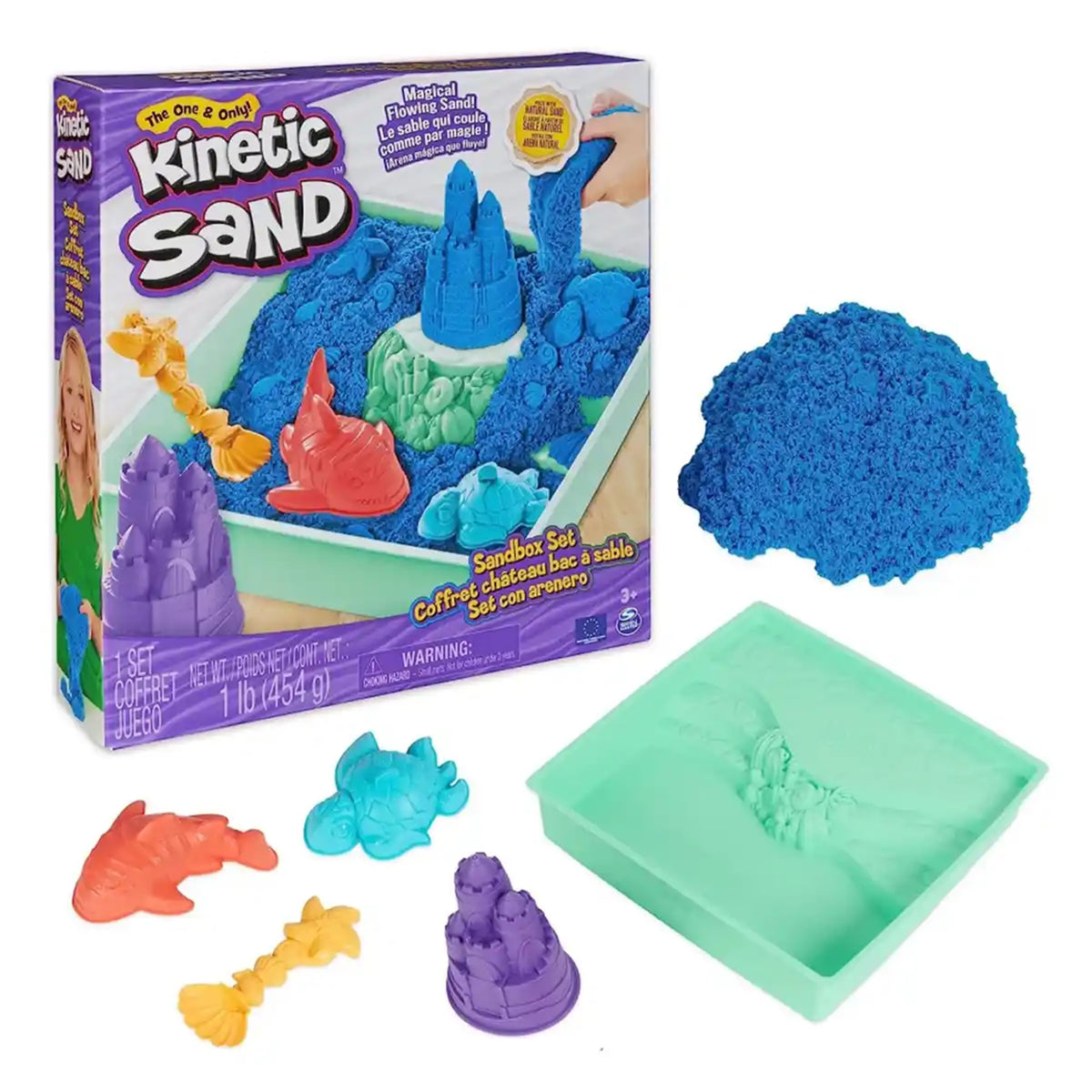 Kinetic Sand Box Set V2 (1lb) Asst. - Kiddy Zone