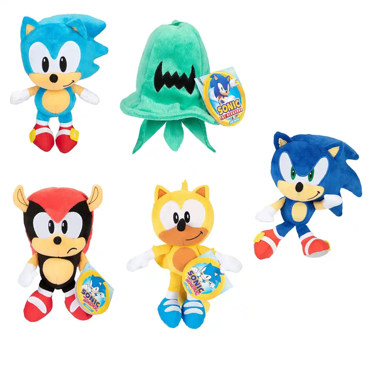 Sonic Basic Plush 9" Wave #7 Asst. 4 - Kiddy Zone