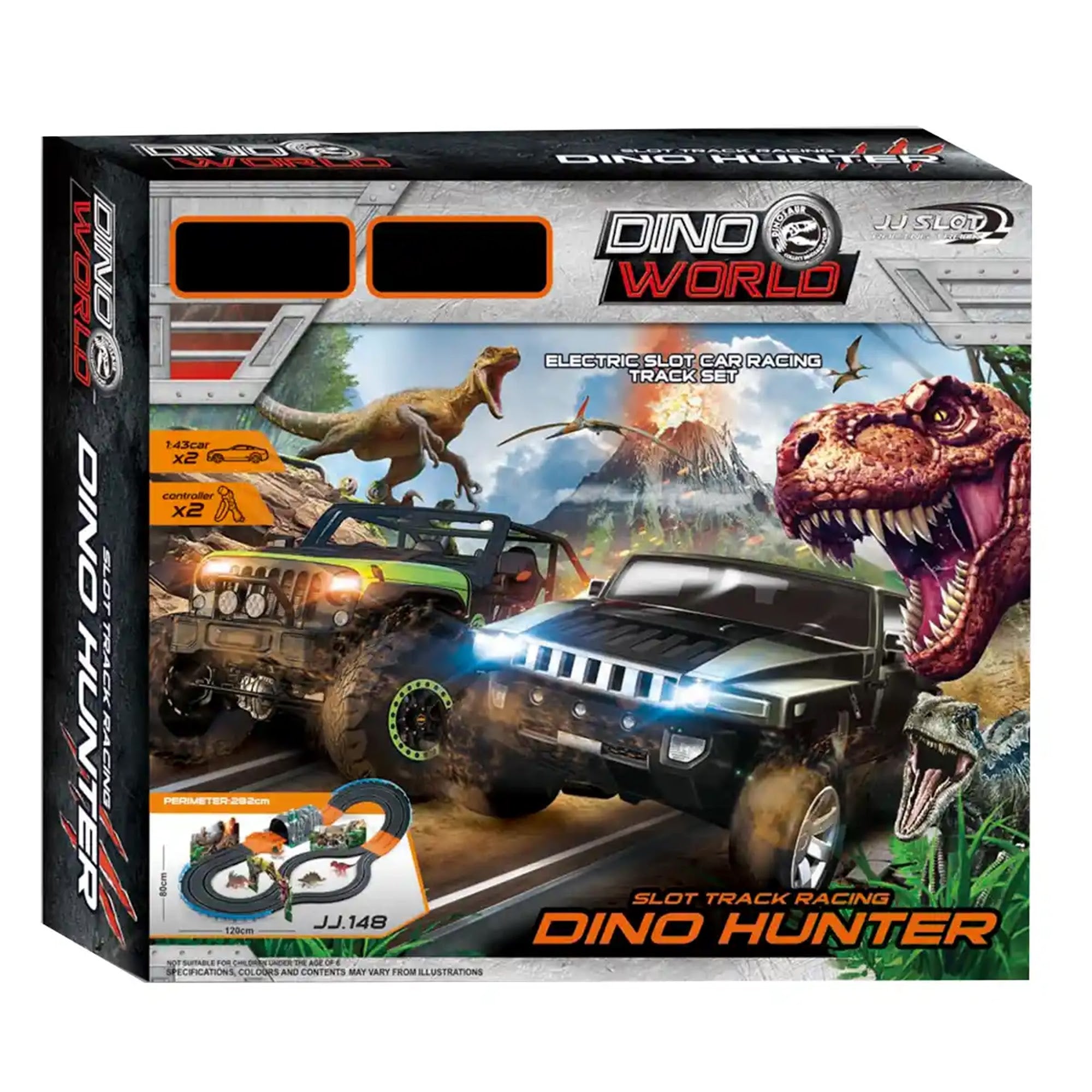 1:43 Dino Slot Racing Track 6yrs+ - Kiddy Zone
