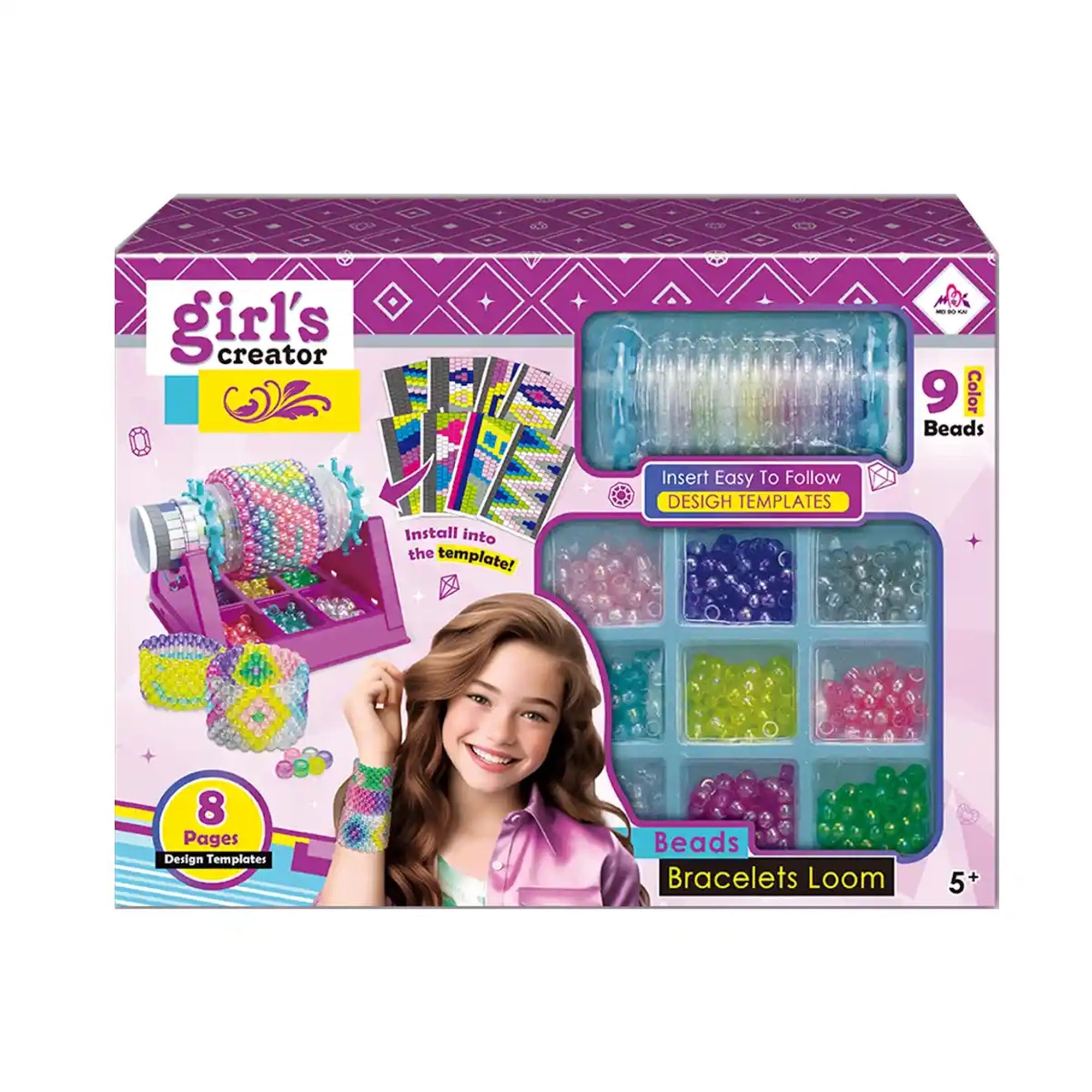 BRACELET WEAVING MACHINE SET 5YRS+ - Kiddy Zone