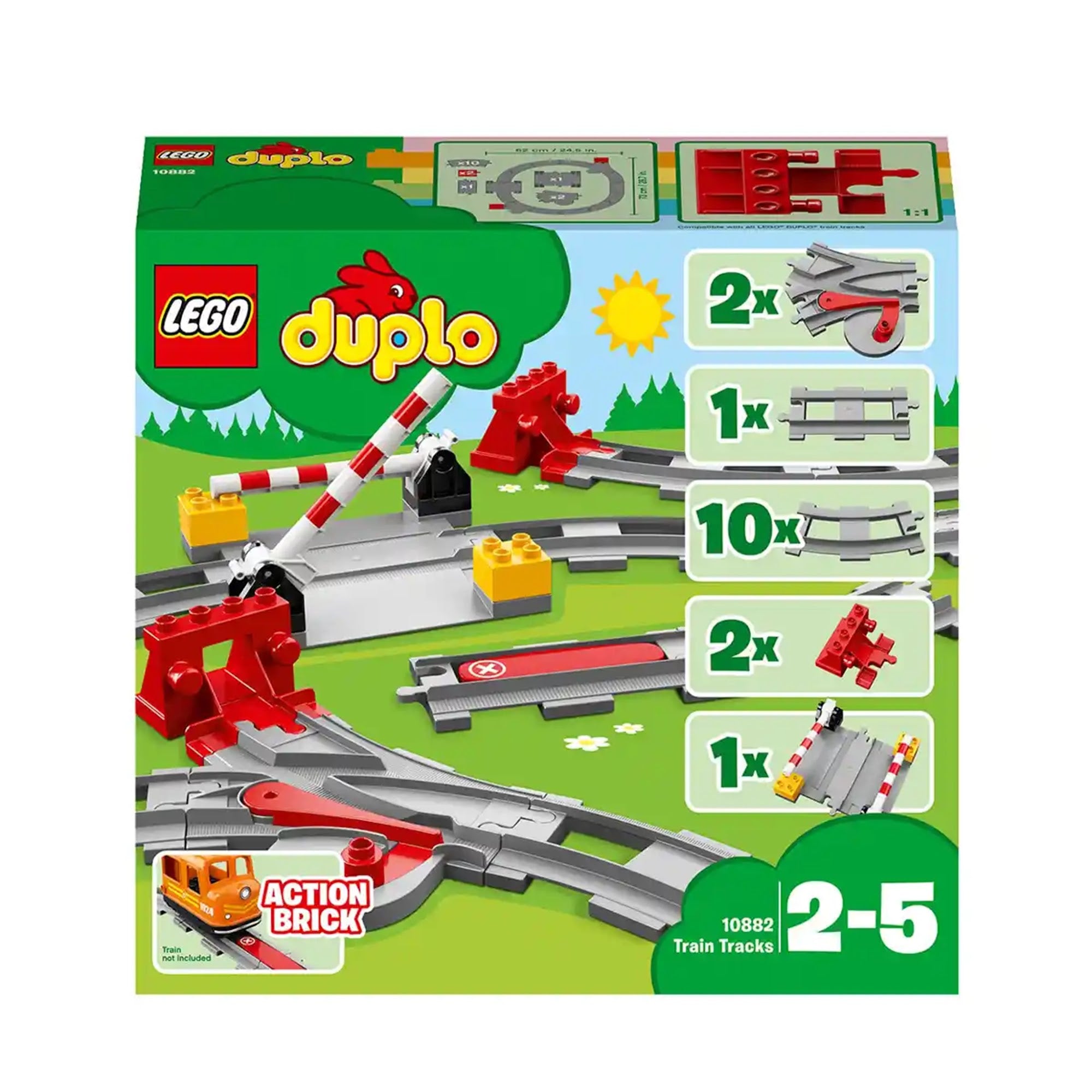 LEGO Duplo Town 10882 TRAIN TRACKS - Kiddy Zone
