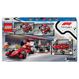 LEGO City LEGO 60443 F1 Pit Stop & Pit Crew with Ferrari Car