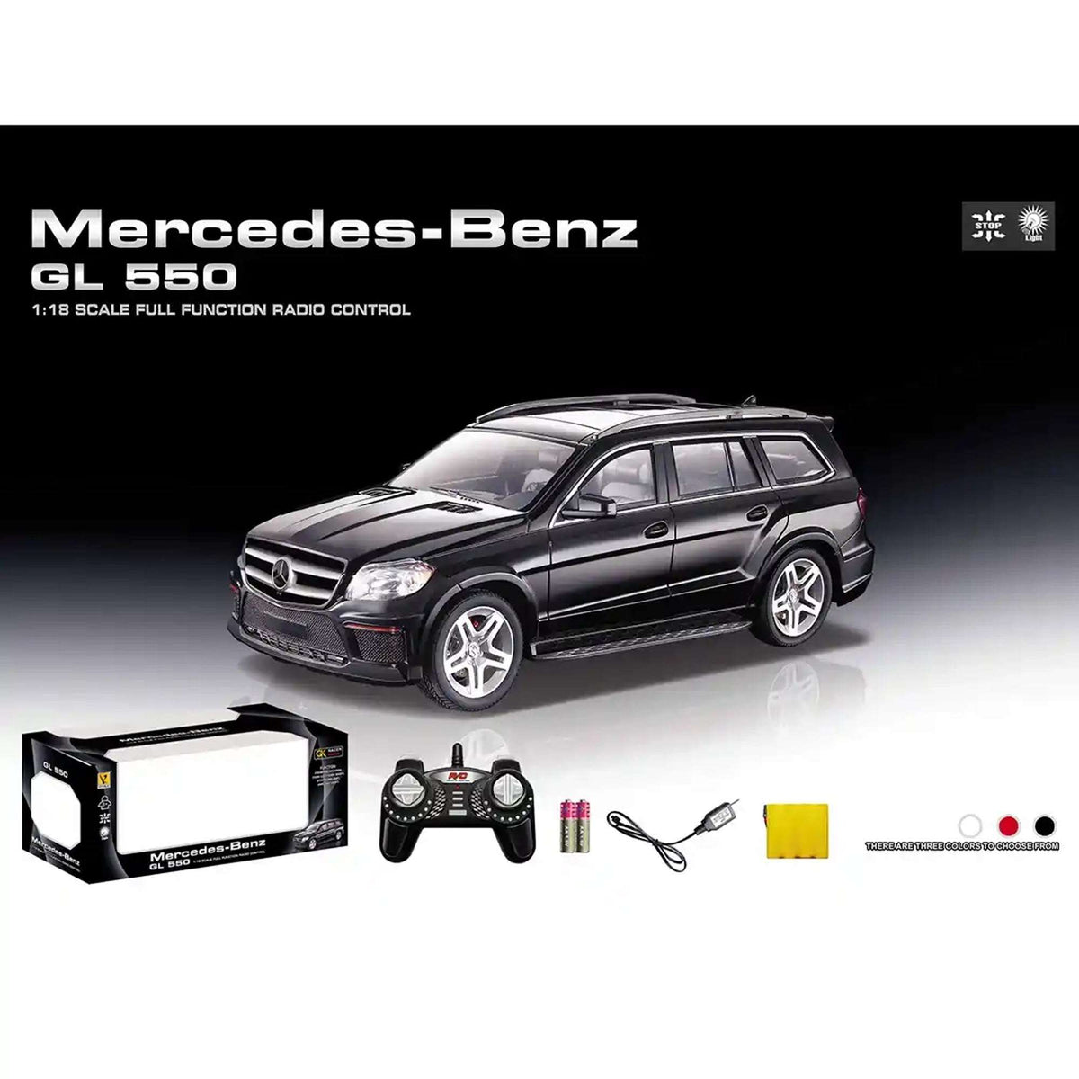GK 1:18 MERCEDES BENZ GL550 R/C CAR 8YRS+