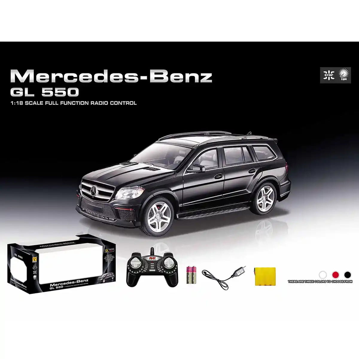 GK 1:18 MERCEDES BENZ GL550 R/C CAR 8YRS+