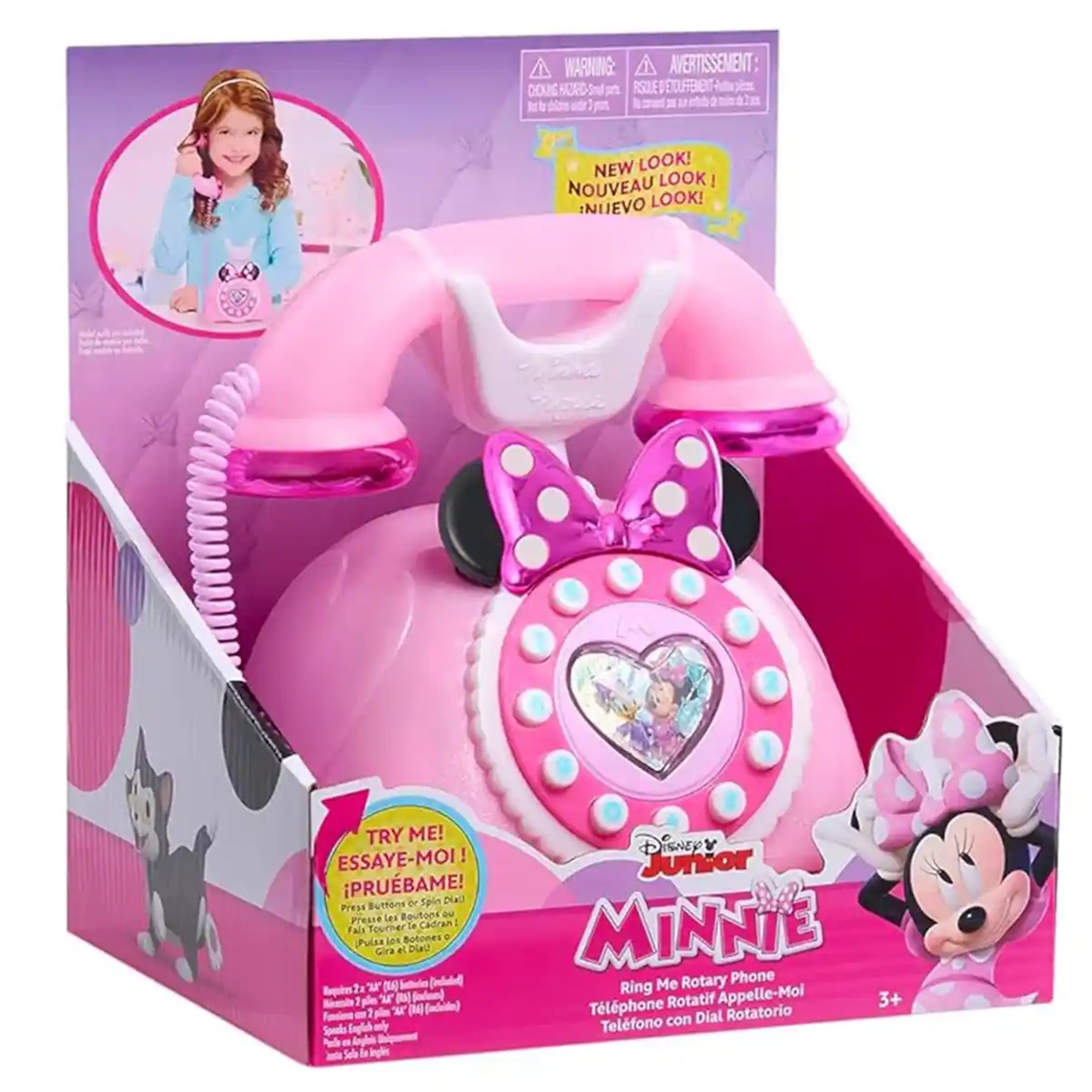 Minnie Mouse Ring Me Rotary Phone - Kiddy Zone