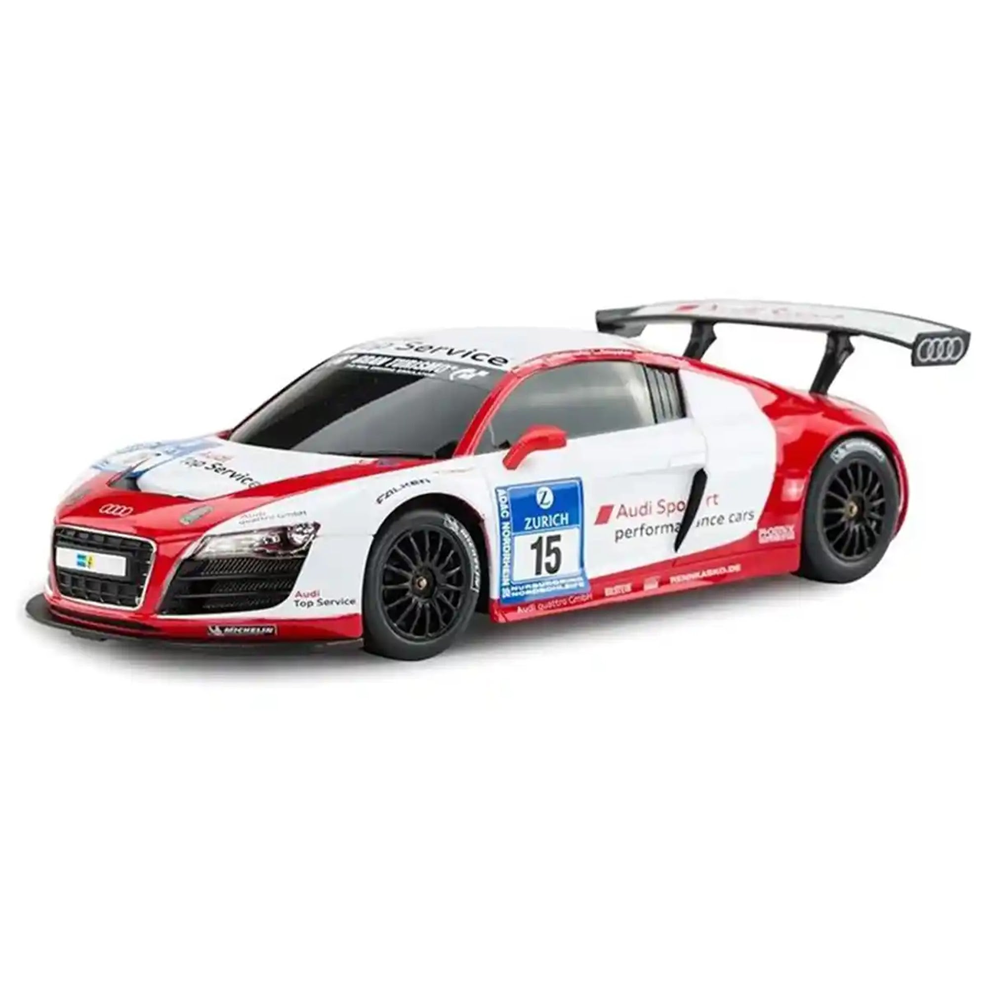 RASTAR R/C 1:18 Audi R8 LMS Performance - White - Kiddy Zone