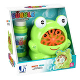 ELECTRIC HAND OPERATED FUN FROG  BUBBLE MACHINE 3YRS+ - Kiddy Zone