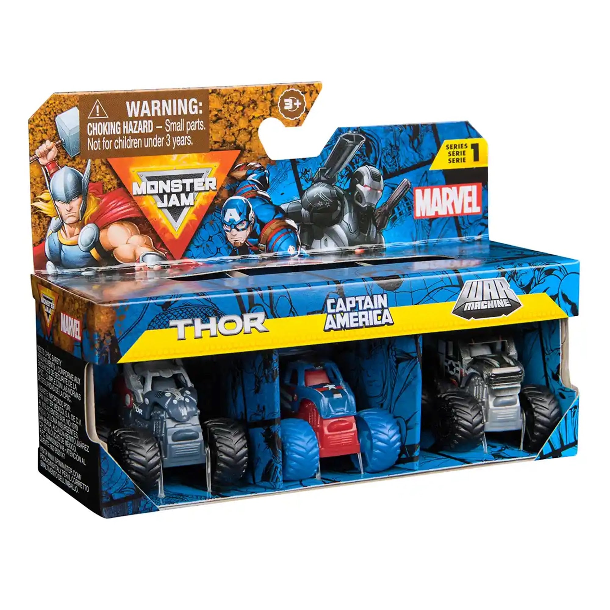 Monster Jam Mini Marvel Bundle - Kiddy Zone