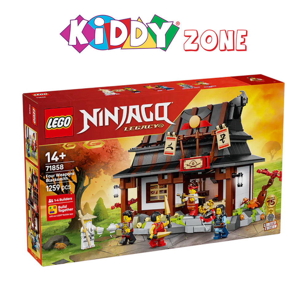 LEGOÃÂ® NINJAGOÃÂ® Four Weapons Blacksmith 15th Anniversary 71858 - Kiddy Zone