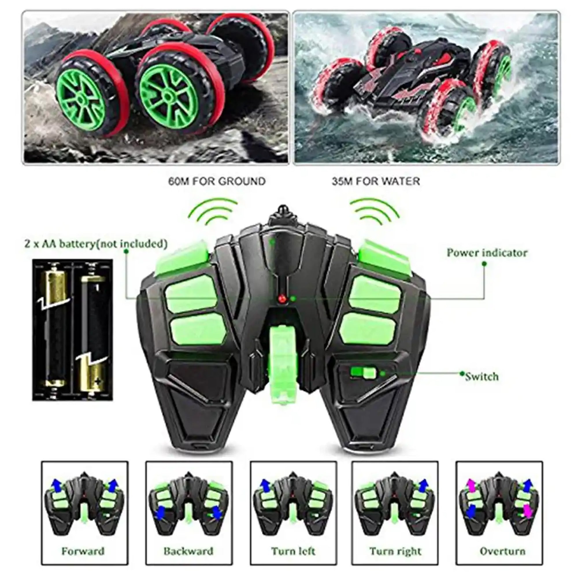 CRAZON R/C AMPHIBIDUS CAR 3YRS+