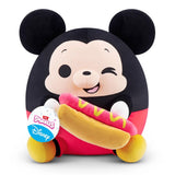 S001-PKC-SNACKLES DISNEY PLUSH 14"-SERIES 1 Mickey&Hot Dog-HANG TAG - Kiddy Zone