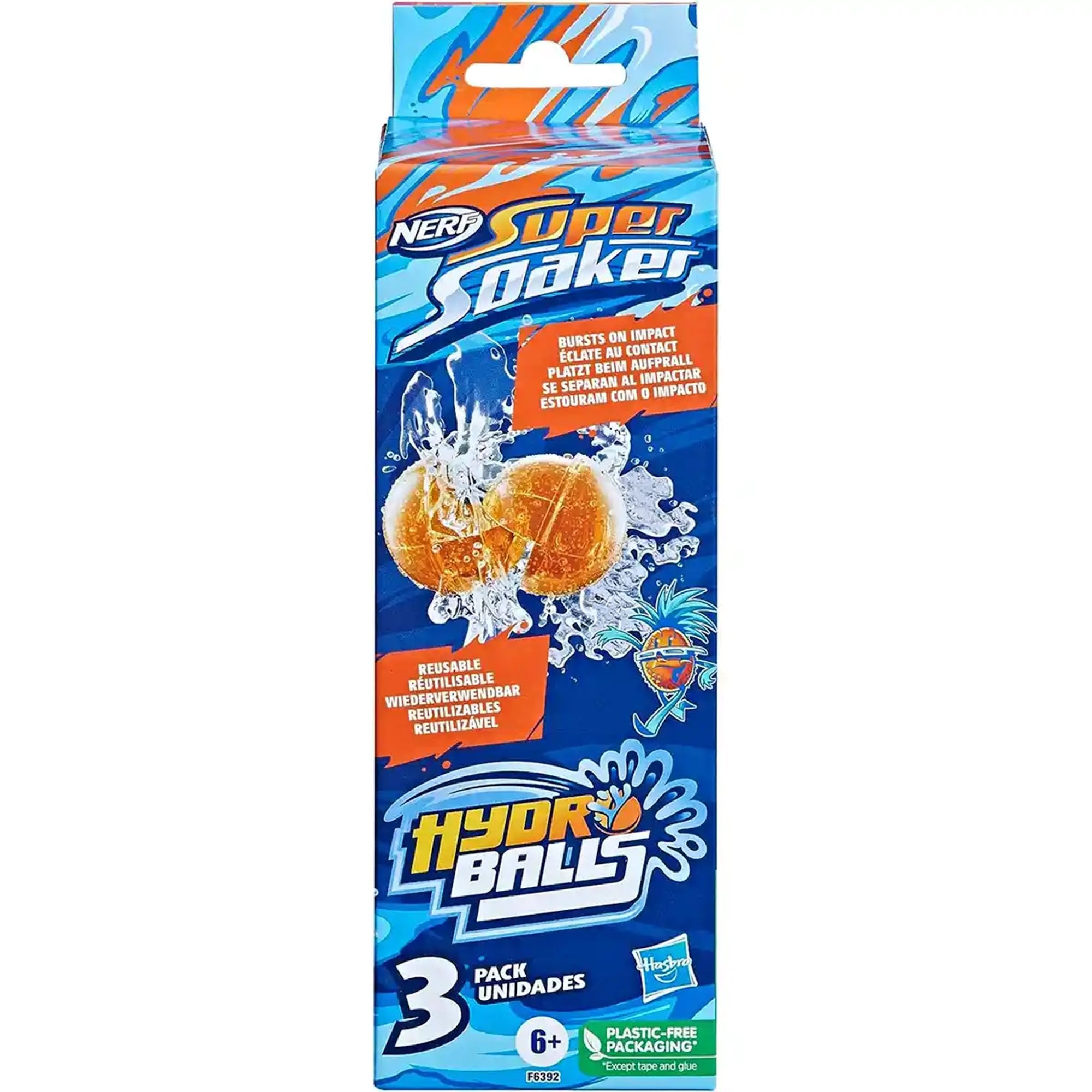 NERF super soaker Hydro Balls 3 Pk - Kiddy Zone