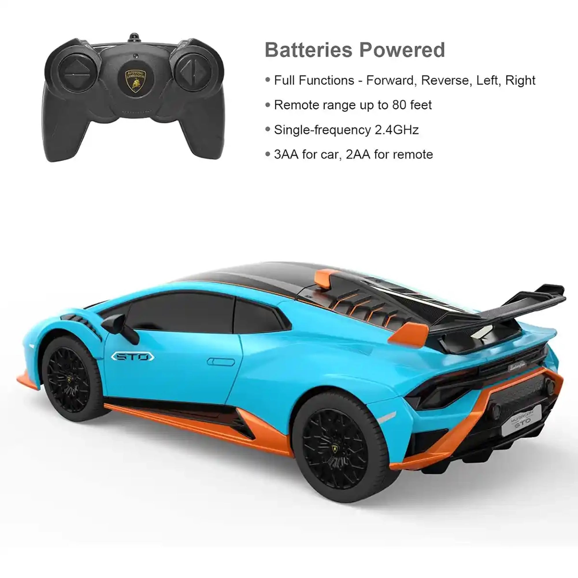 RASTAR R/C 1:24 Lamborghini Huracan STO - Blue