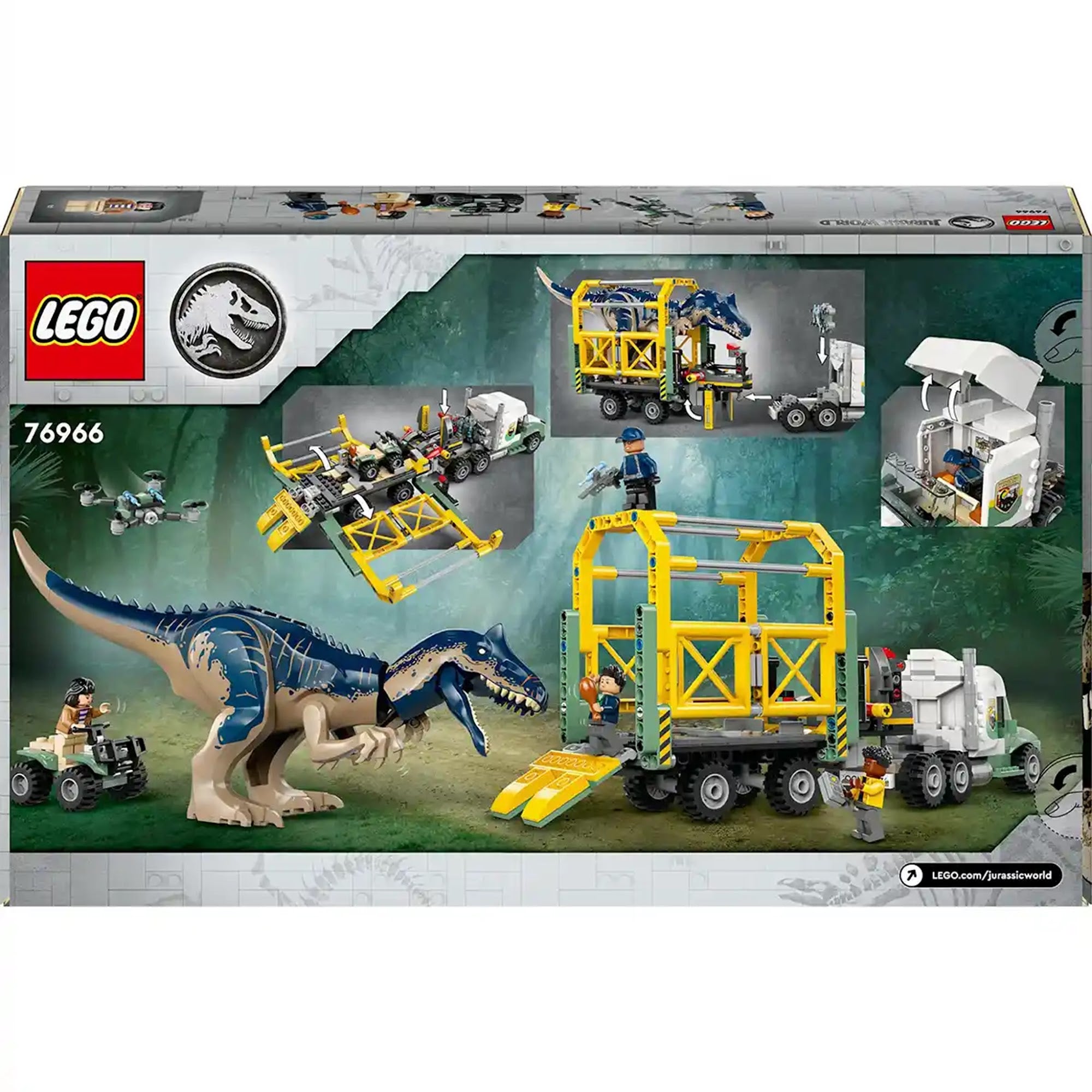 LEGO Jurassic World 76966 Dinosaur Missions: Allosaurus Transport Truck - Kiddy Zone