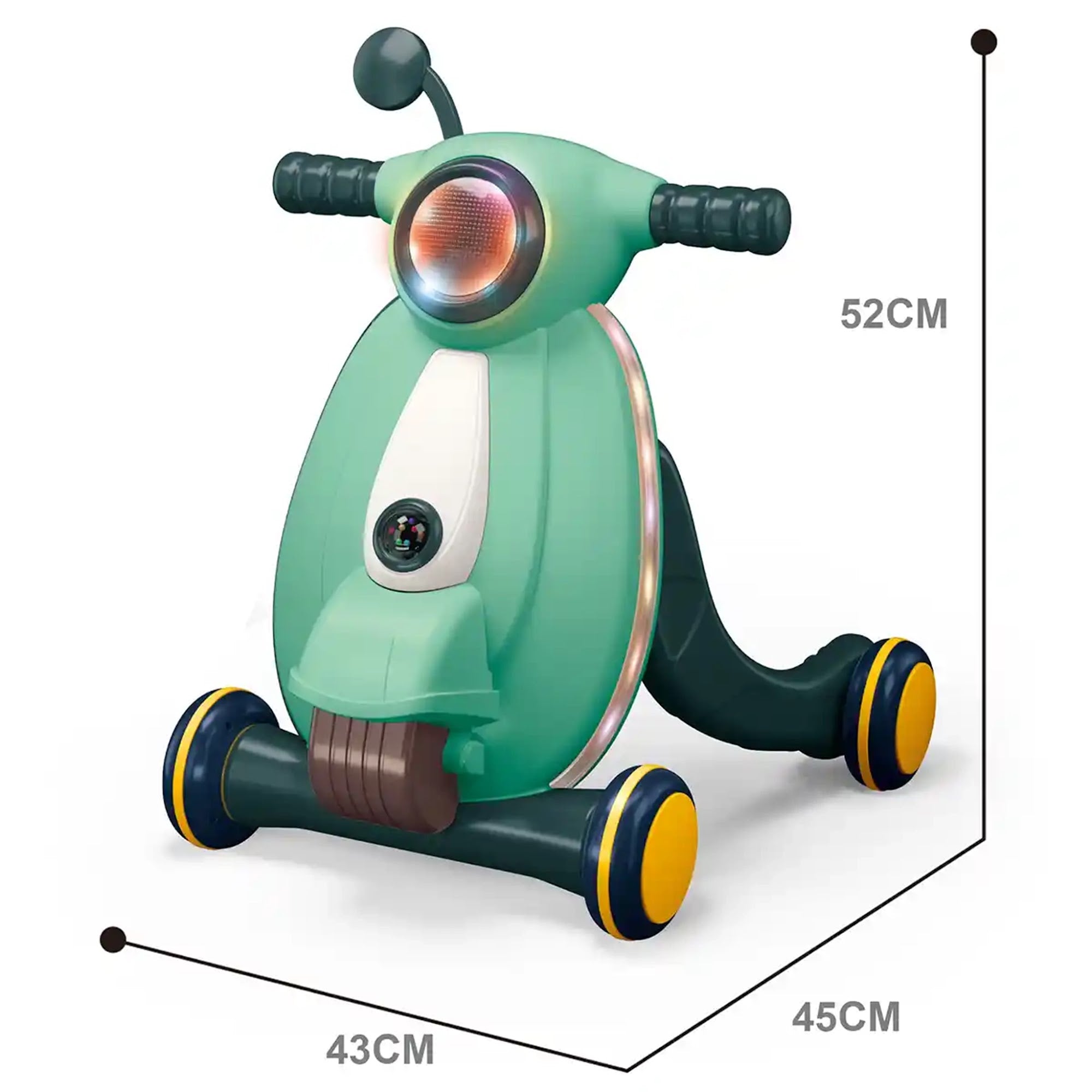 FUNCTIONAL BABY WALKER -SKYBLUE - Kiddy Zone