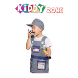 JG-1027-10 TRAIN ENGINEER COSTUME  ( FREE SIZE 3YRS TO 8YRS ) - Kiddy Zone