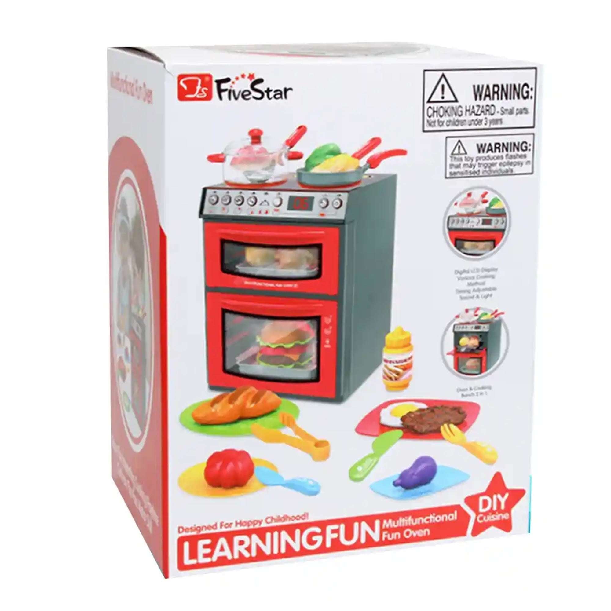 MULTIFUNCTIONAL FUN OVEN WITH SOUND AND LIGHT 3YRS+