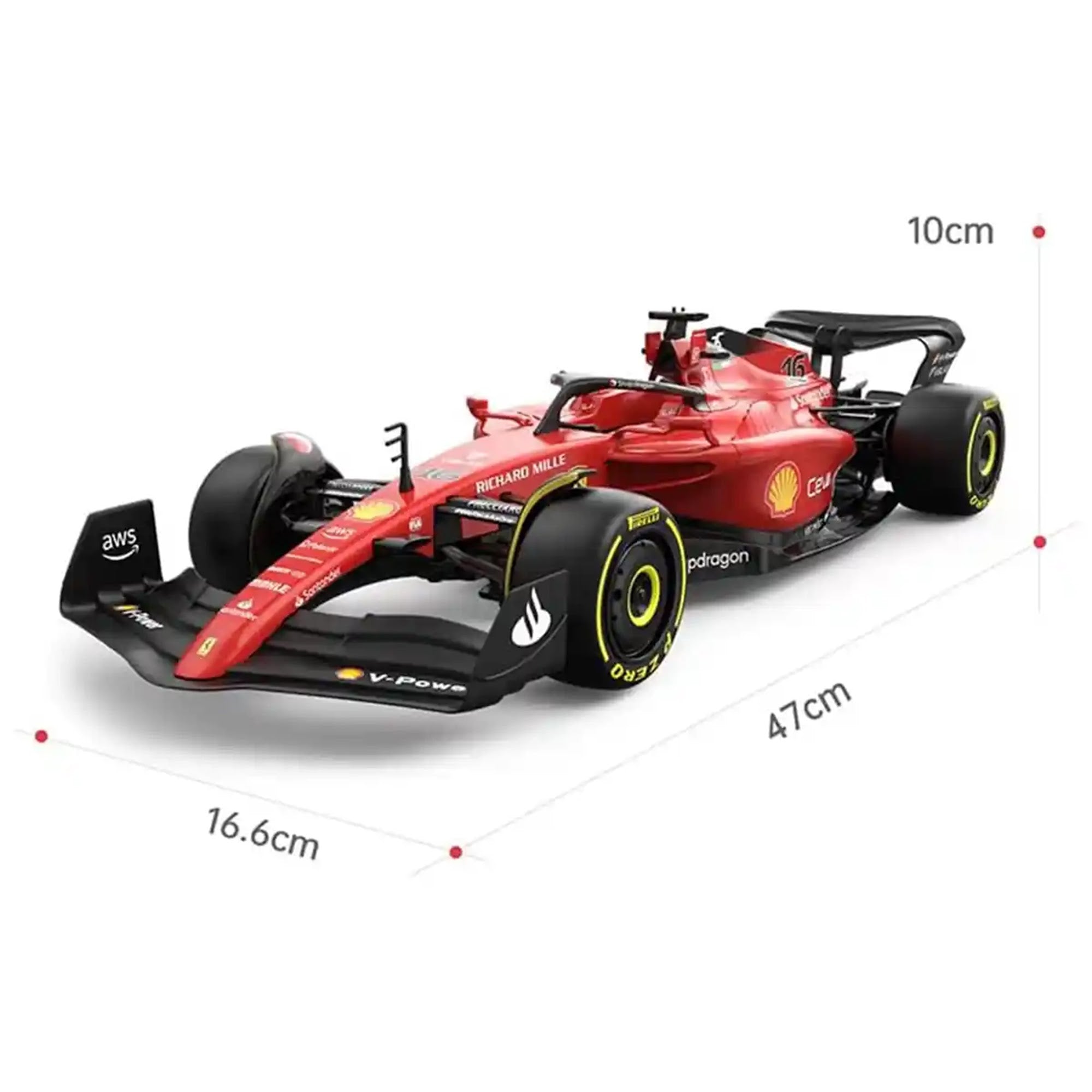 RASTAR R/C 1:12 Ferrari F1 75 - Red