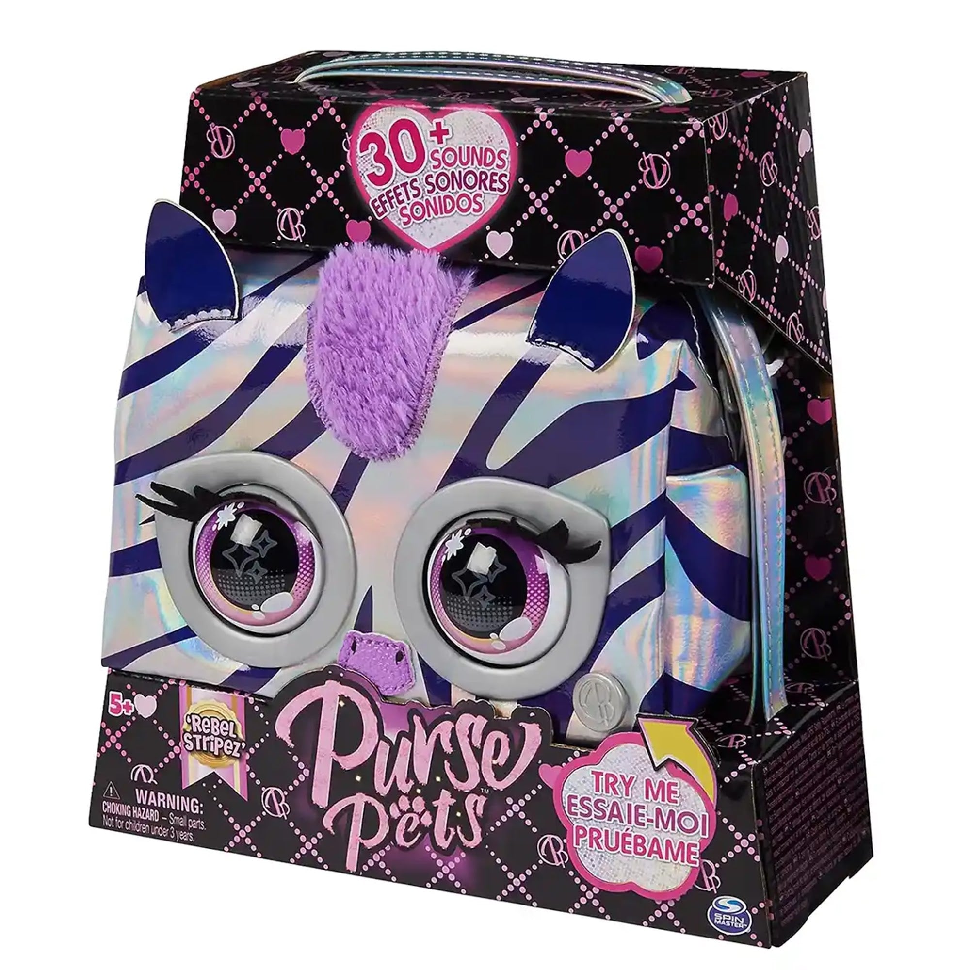 Purse Pets Metallic Magic Rebel Stripez - Kiddy Zone