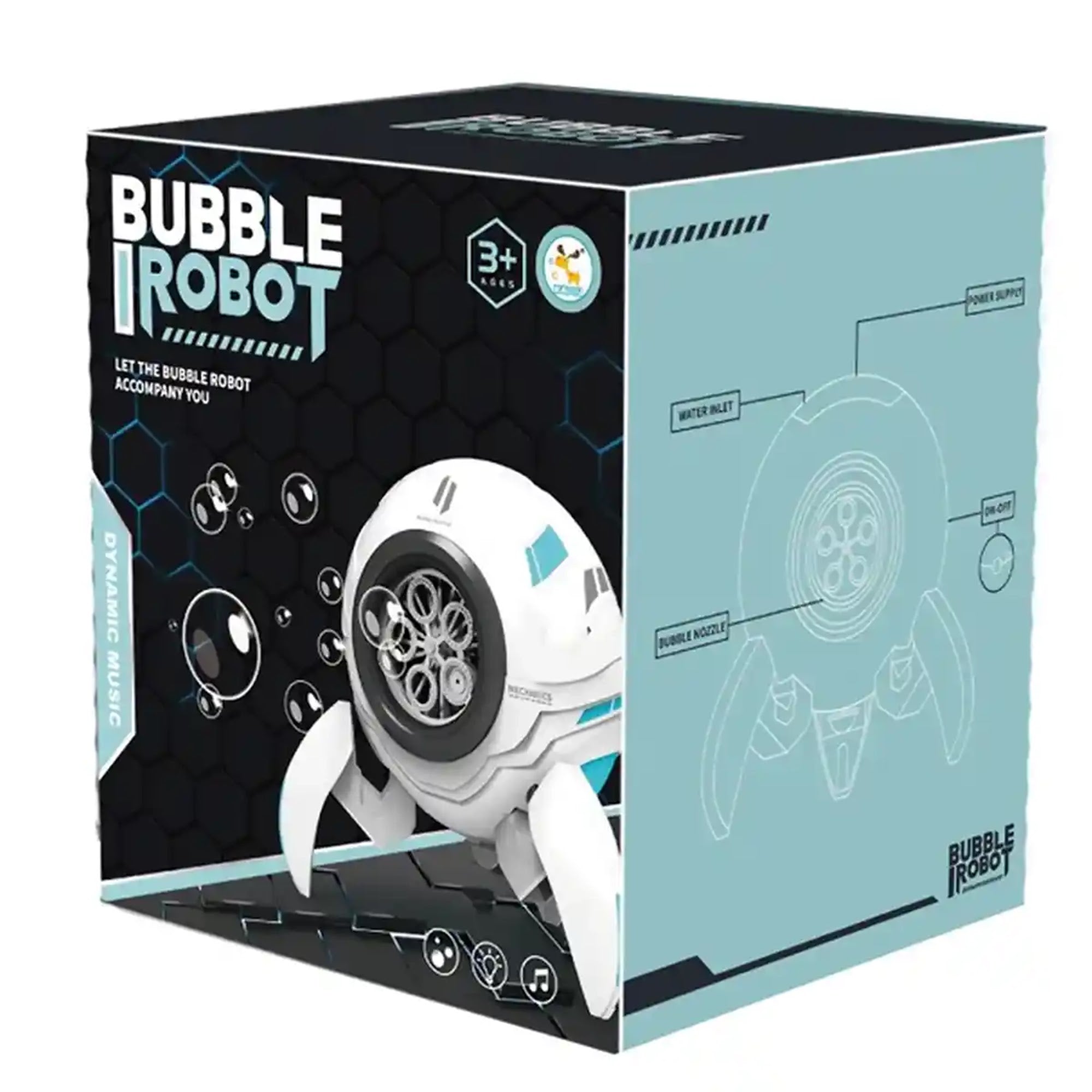 B/O ROBOT BUBBLE MACHINE - Kiddy Zone