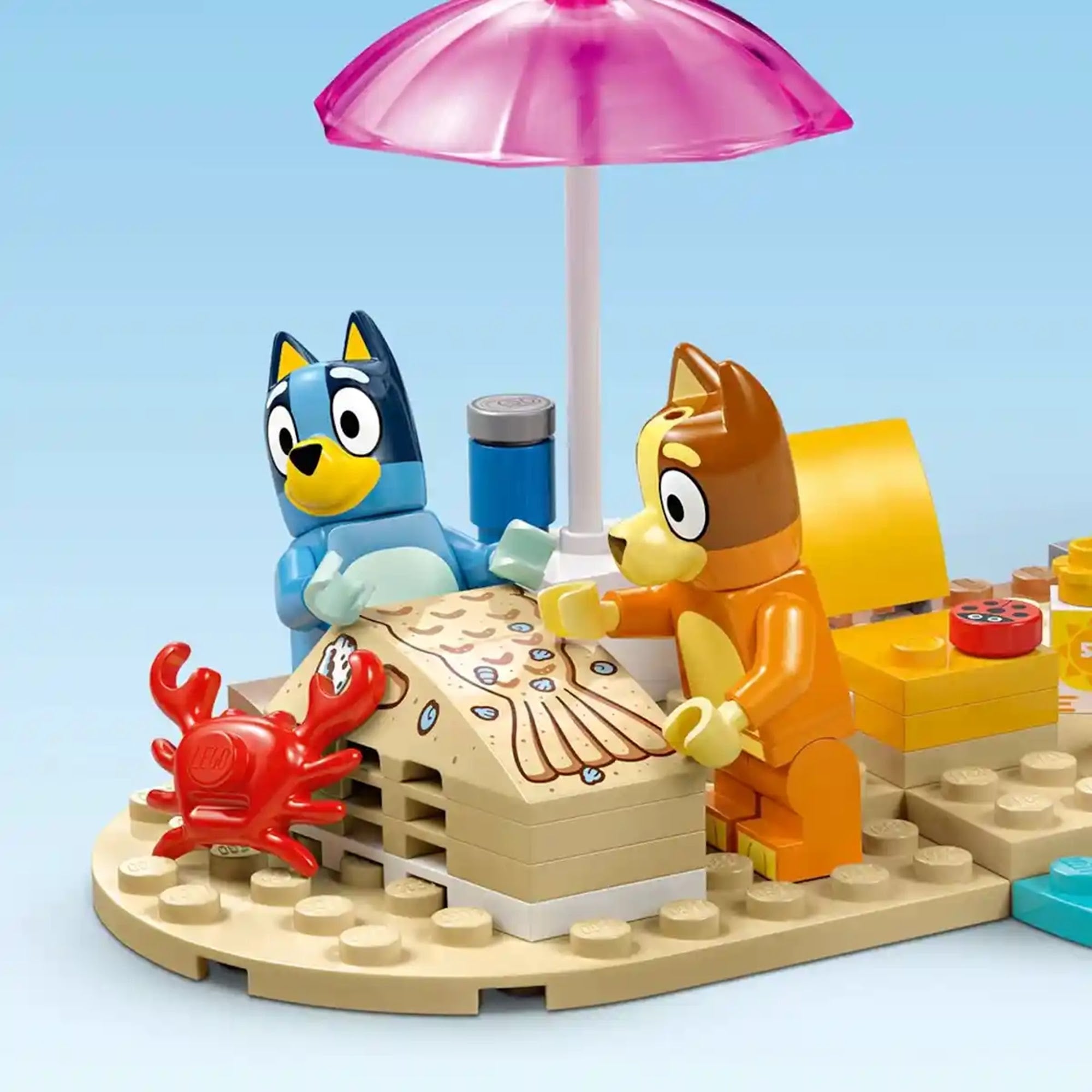 LEGO-Bluey 11202 Bluey's Beach & Family Car Trip - Kiddy Zone