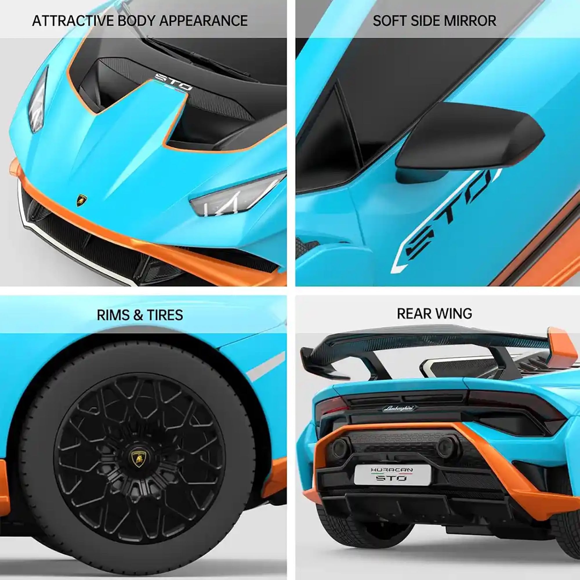 RASTAR R/C 1:24 Lamborghini Huracan STO - Blue