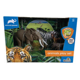 4 pcs Jungle animal in open touch box - Kiddy Zone