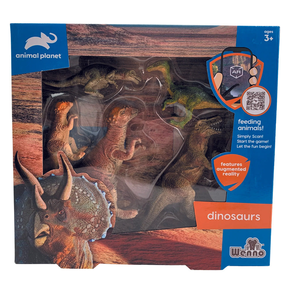 5 pcs dinosaur in window box - Kiddy Zone