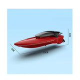 2.4G MINI R/C SPEED BOAT RED 8YRS+