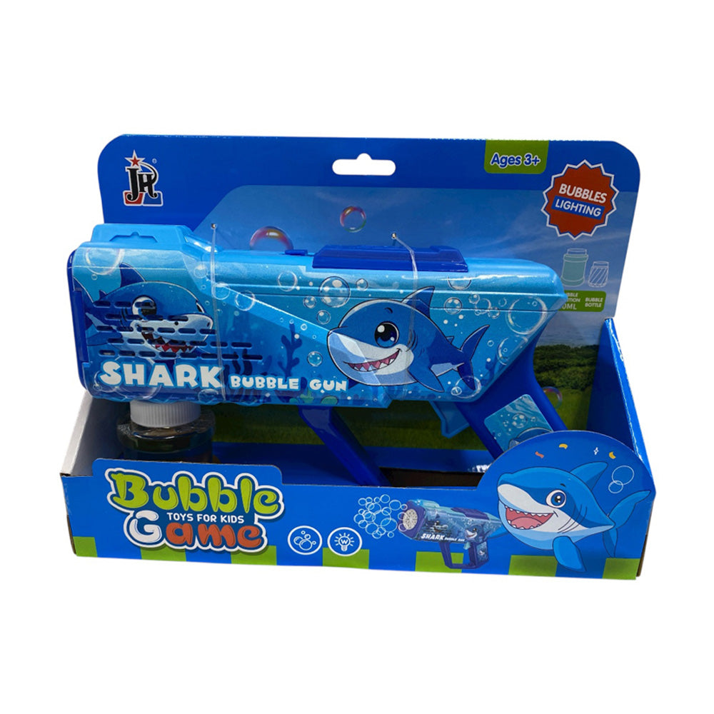 SHARK BUBBLE GUN MACHINE WITH 8 HOLE (527-1) -3YRS+ - Kiddy Zone