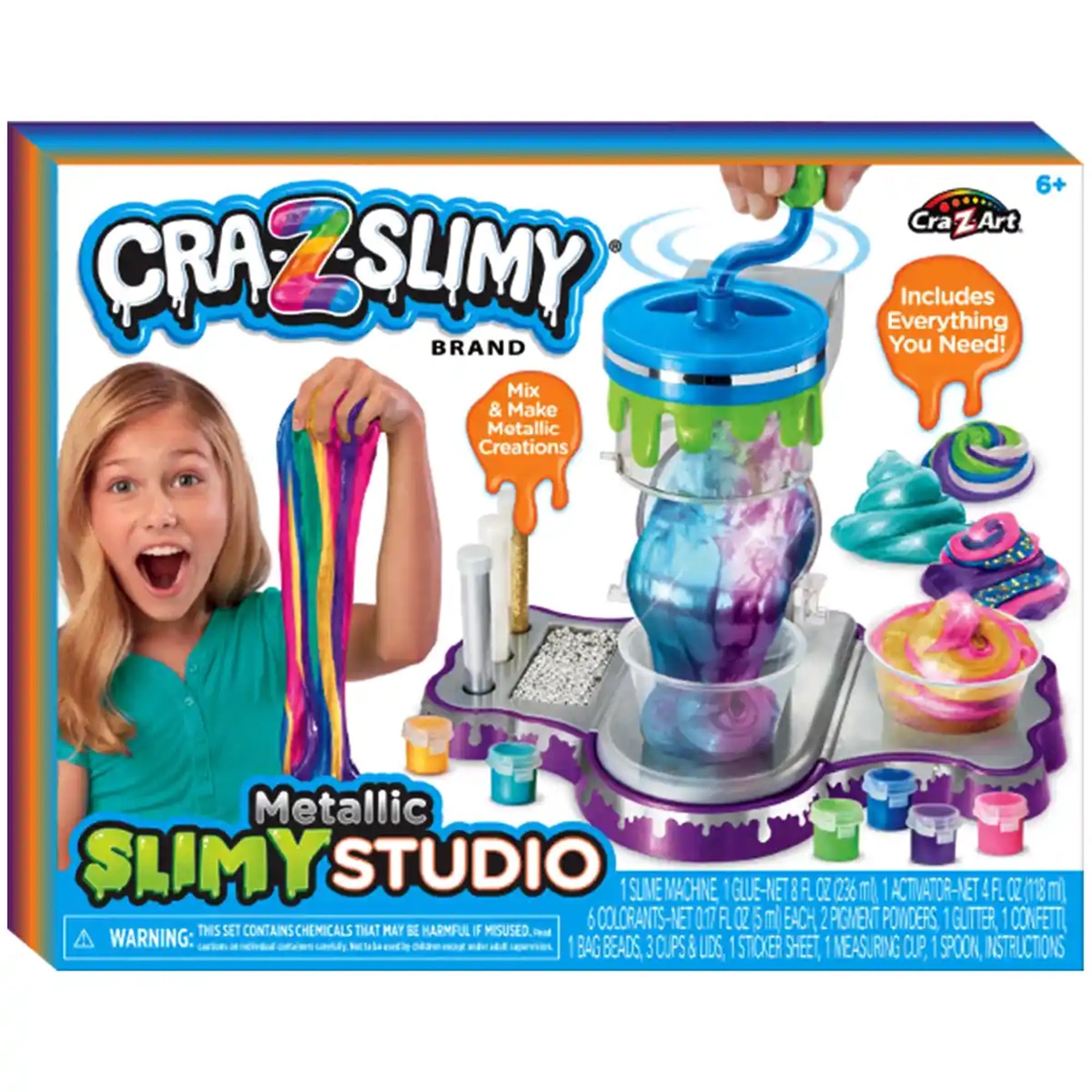 Cra-Z-Slimy Metalic Slimy Studio - Kiddy Zone