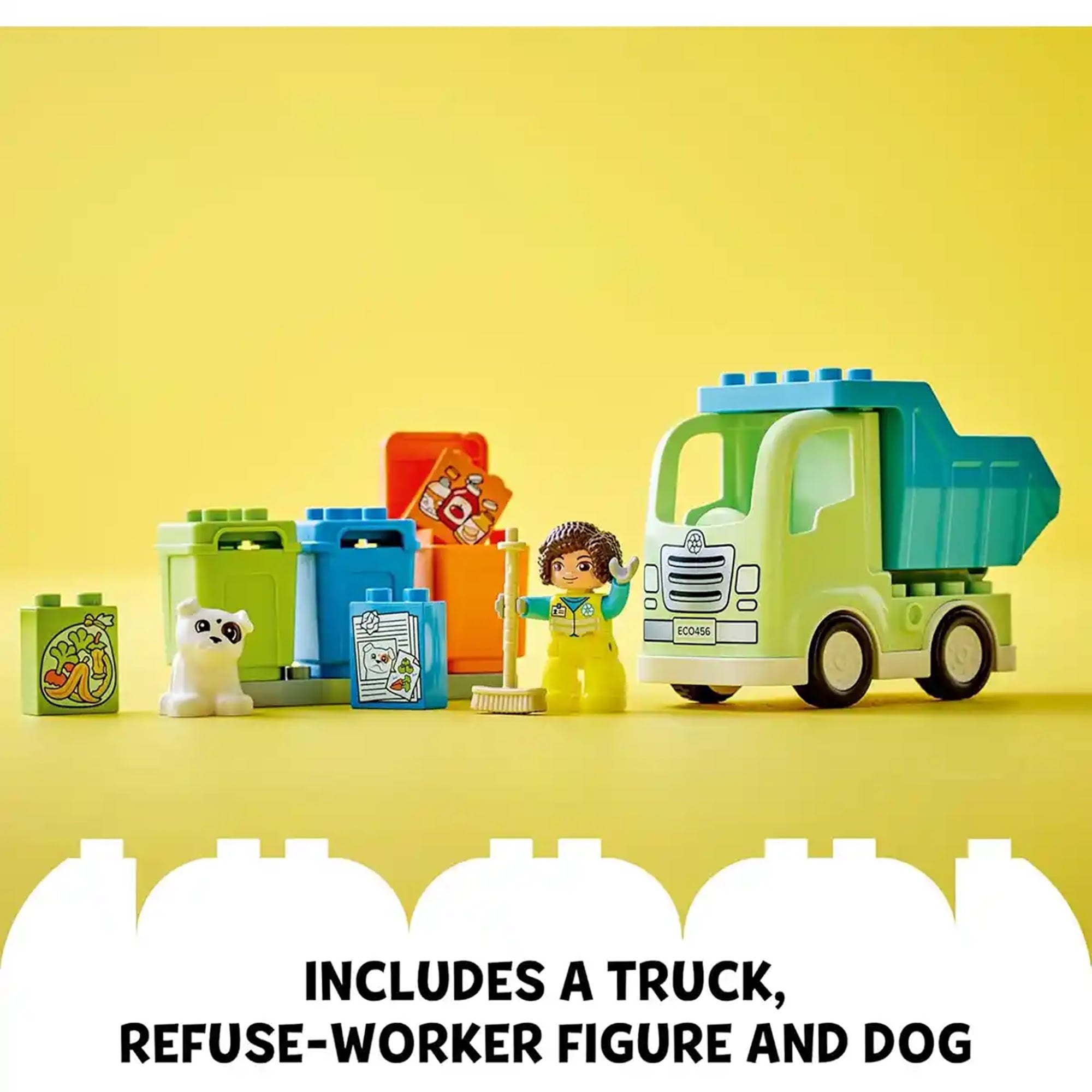 LEGO Duplo 10987 Recycling Truck V29 - Kiddy Zone