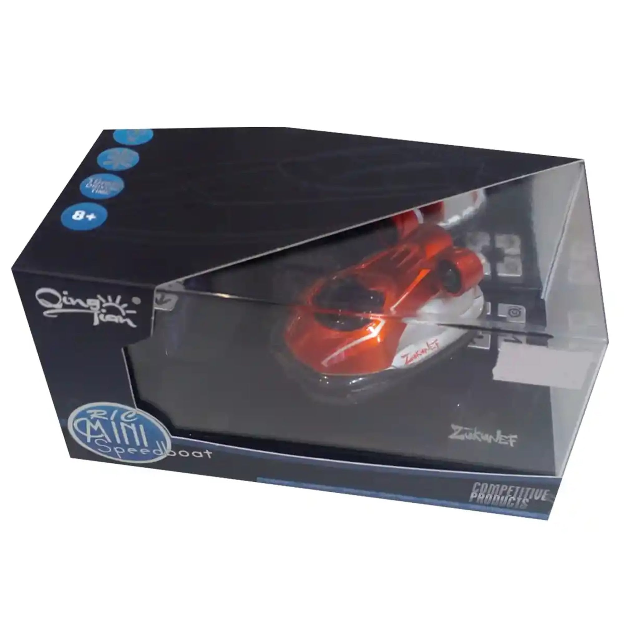 2.4G MINI R/C SPEED BOAT RED 8YRS+