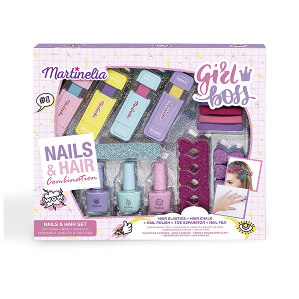 MARTINELIA SUPERGIRL HAIR & NAILS SET - Kiddy Zone
