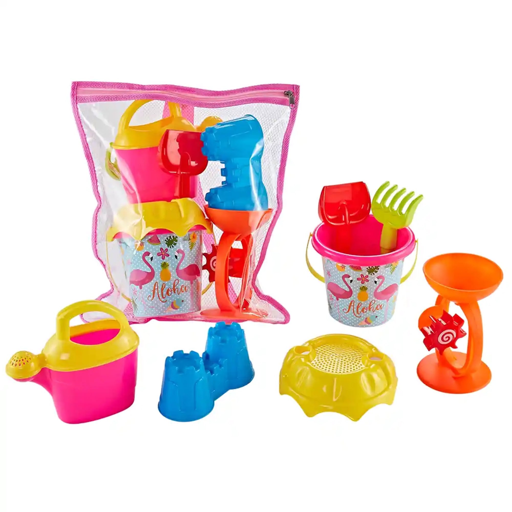 7PCS BEACH SAND TOYS SET 3YRS+ - Kiddy Zone