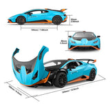 RASTAR R/C 1:14 Lamborghini Huracan STO - Blue - Kiddy Zone