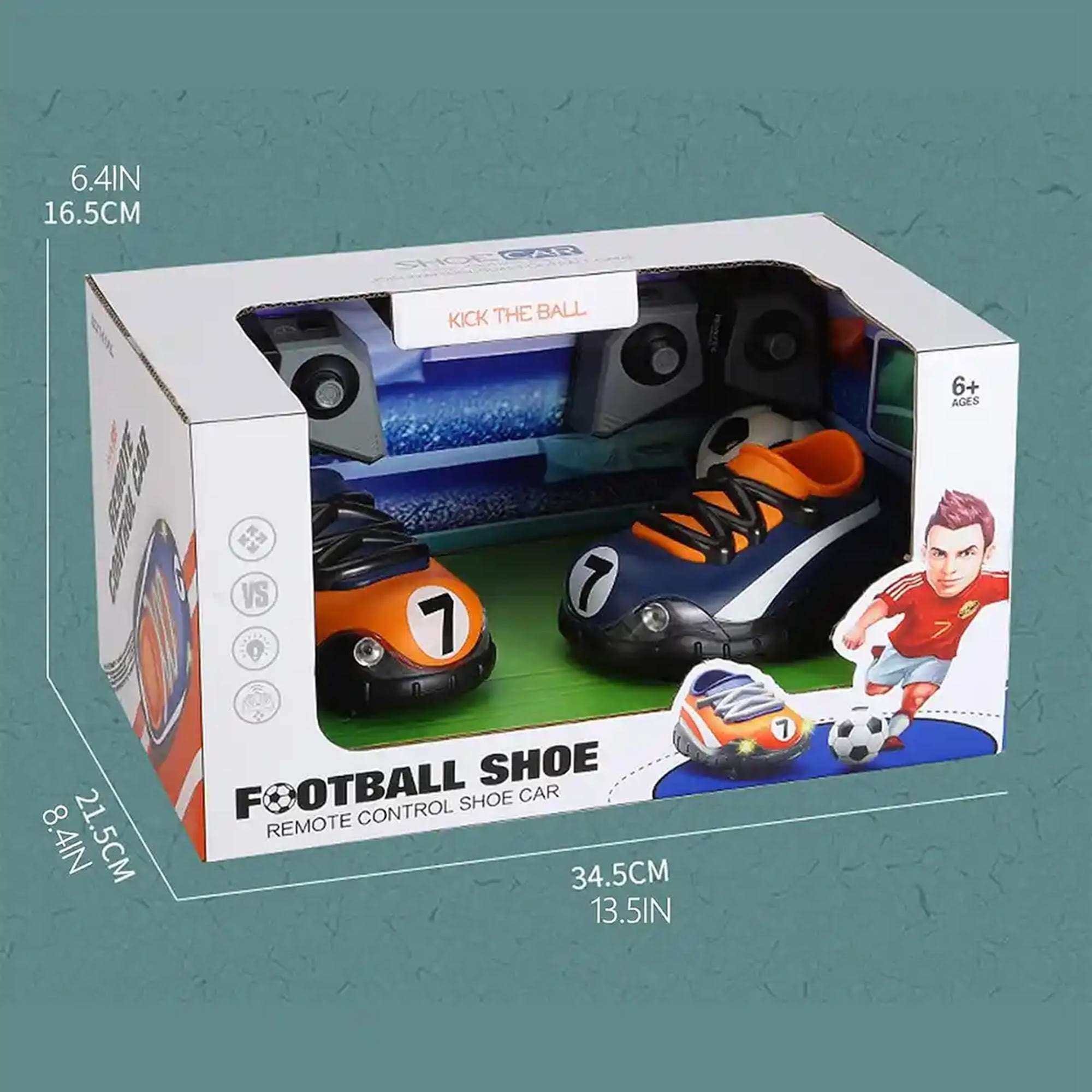 R/C FOOTBALL SHOE 2PCS 3YRS+