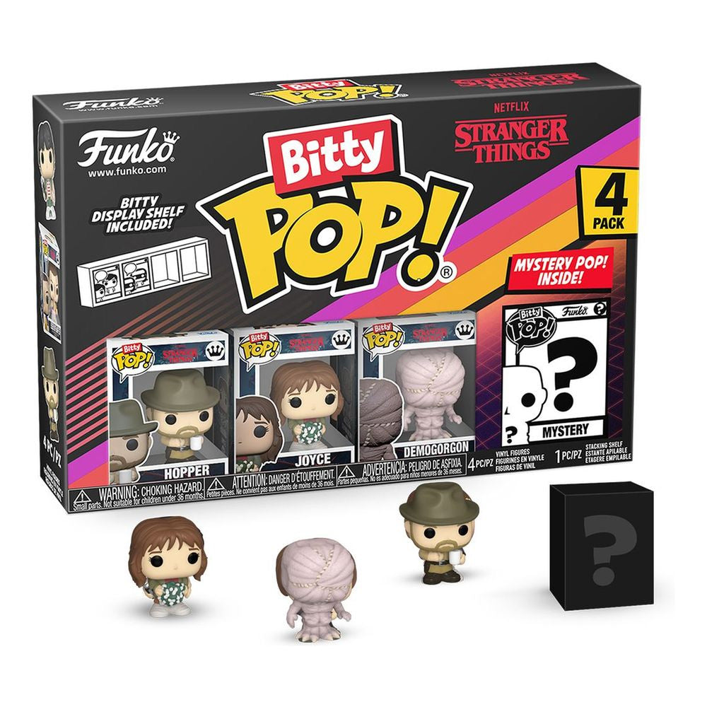 Bitty Pop! Tv: Stranger Things - Hopper 4pk