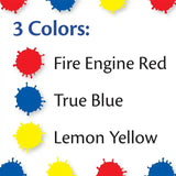Crayola 3 8-Oz. Washable Fingerpaint Bold Colors - Kiddy Zone