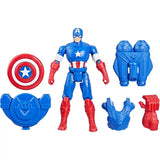 AVN 4IN CAPTAIN AMERICA BATTLE GEAR FIG