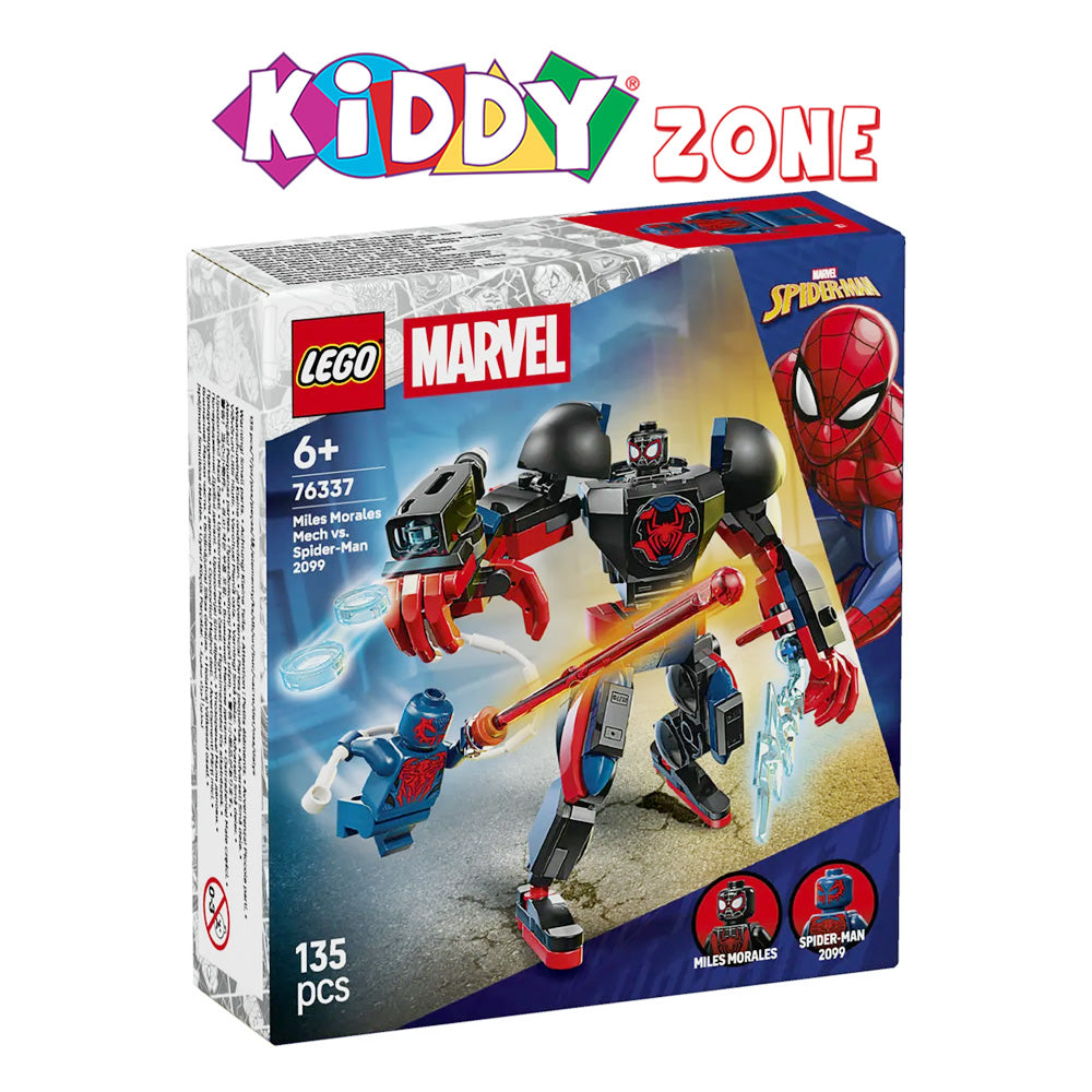 LEGOÃÂ® ÃÂ Marvel Miles Morales Mech vs. Spider-Man 2099 - 76337 - Kiddy Zone