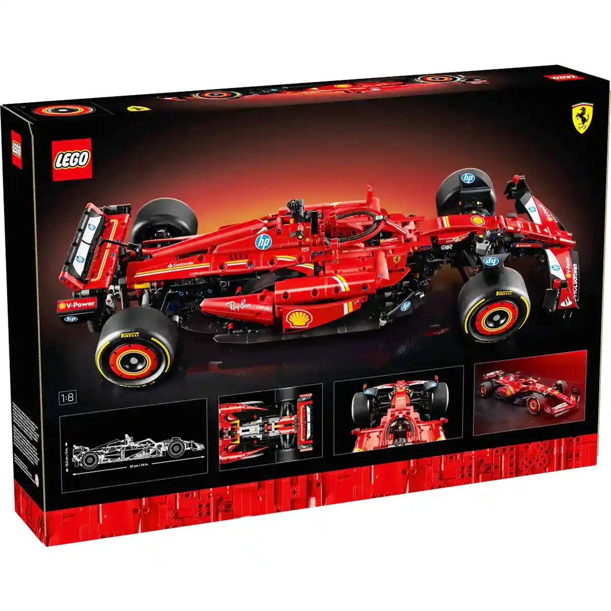 Lego Technic  Ferrari SF-24 F1 Car 42207 - Kiddy Zone