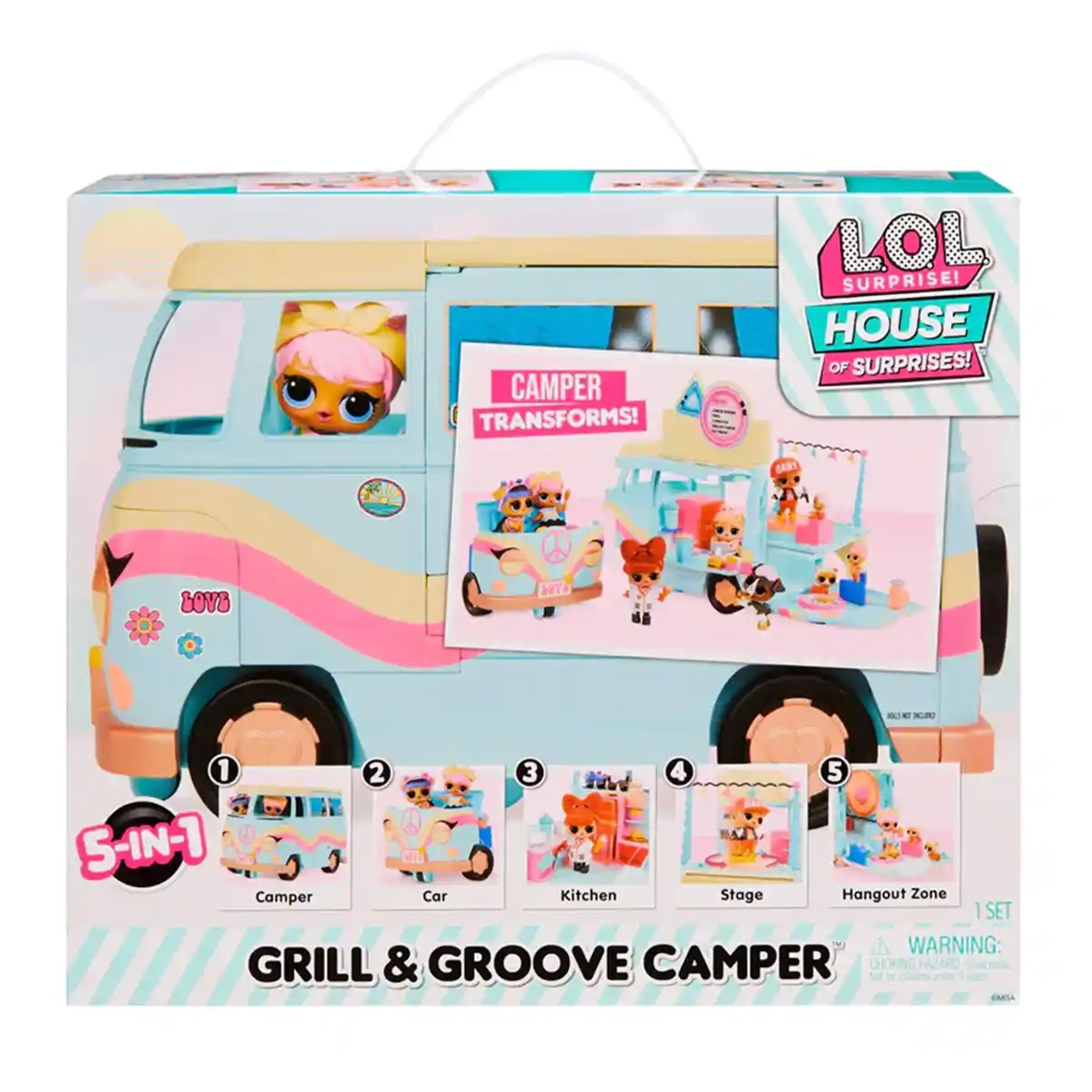 L.O.L. SURPRISE GRILL & GROOVE CAMPER