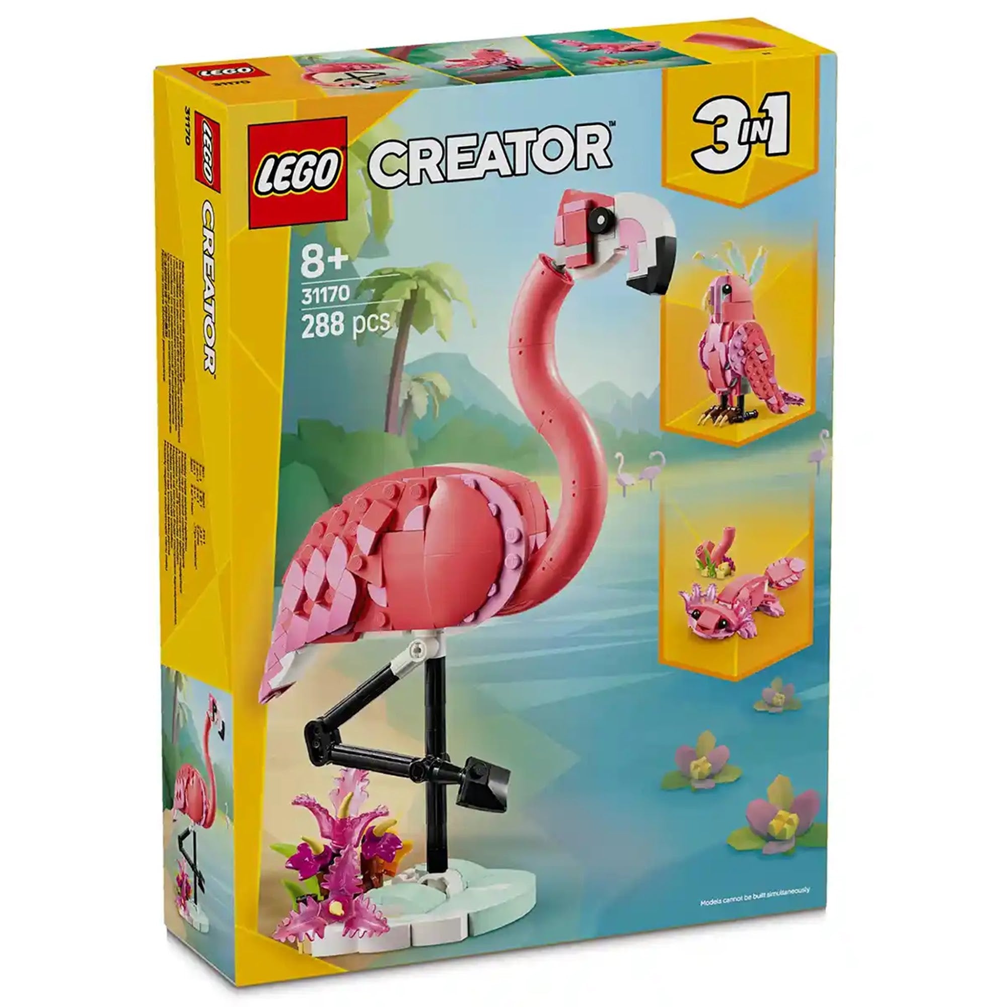 LEGO-Creator31170 Wild Animals: Pink Flamingo V29 - Kiddy Zone