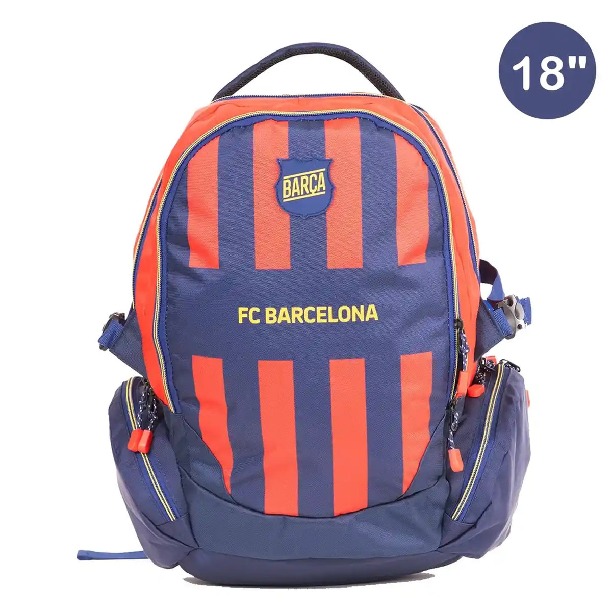 Backpack 3 Main Compartments and 2 Side Zippered Pockets 18" - Kiddy Zone