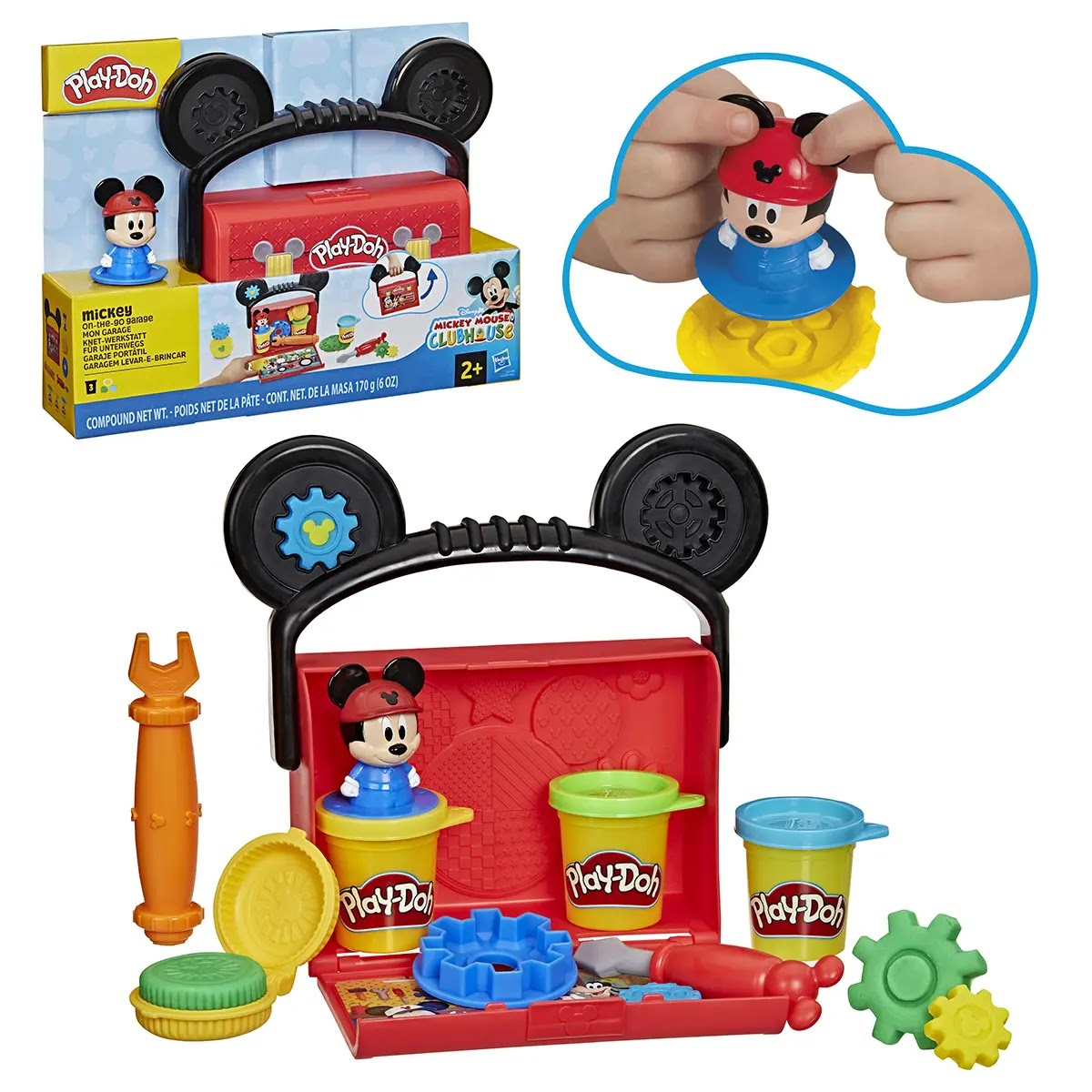 PD DISNEY JR ON THE GO GARAGE PLAYSET