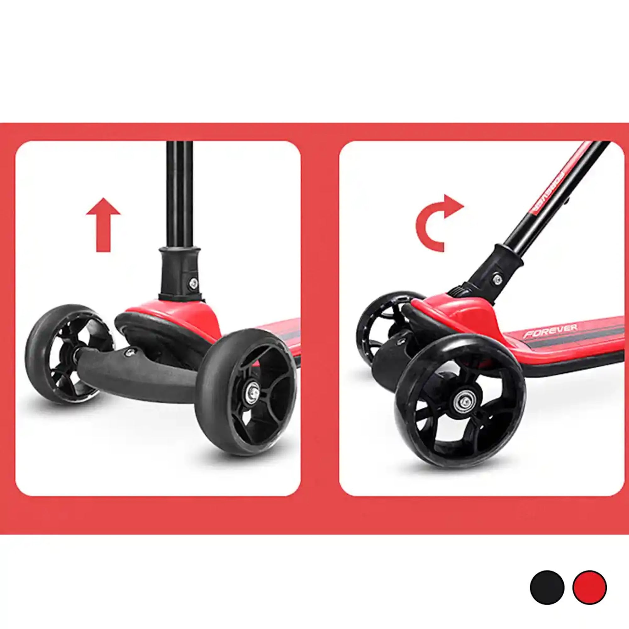 Forever Kids Scooter ST088 BLACK - Kiddy Zone