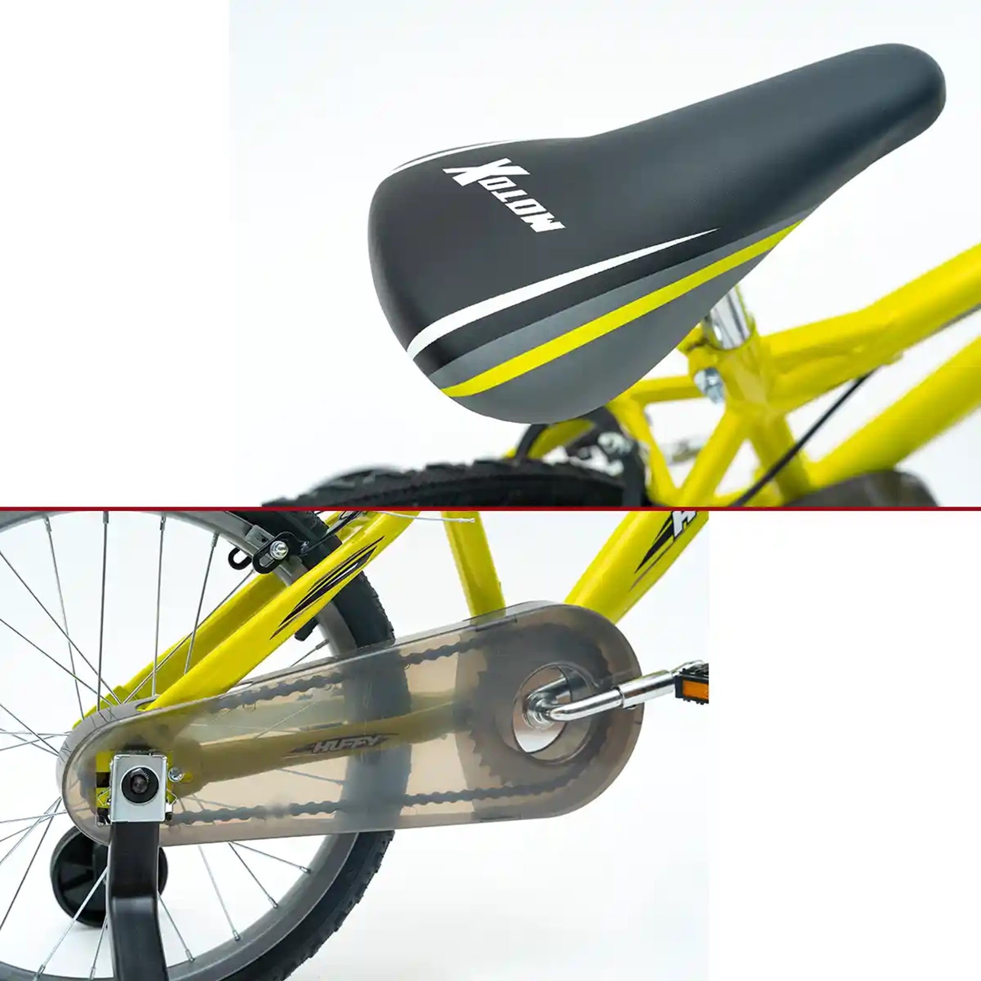 Huffy MOTO X; 18" B BIKE YELLOW 6-8YRS - Kiddy Zone