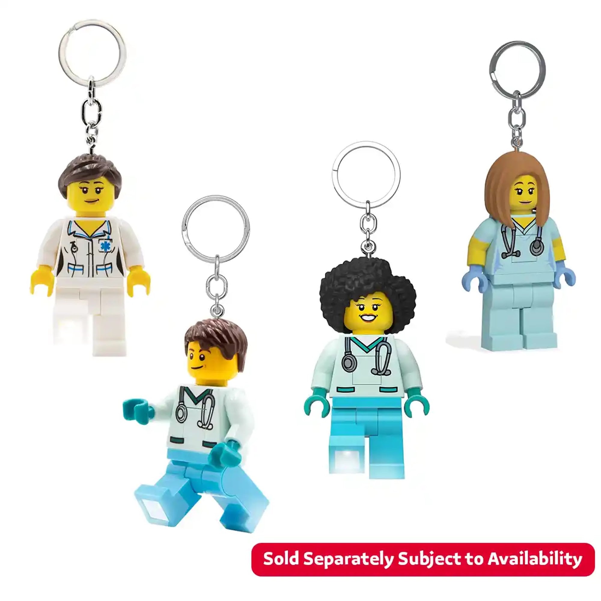 Lego IQ Minifigures Keychain Light  Medical Profes (PDQ) - Kiddy Zone