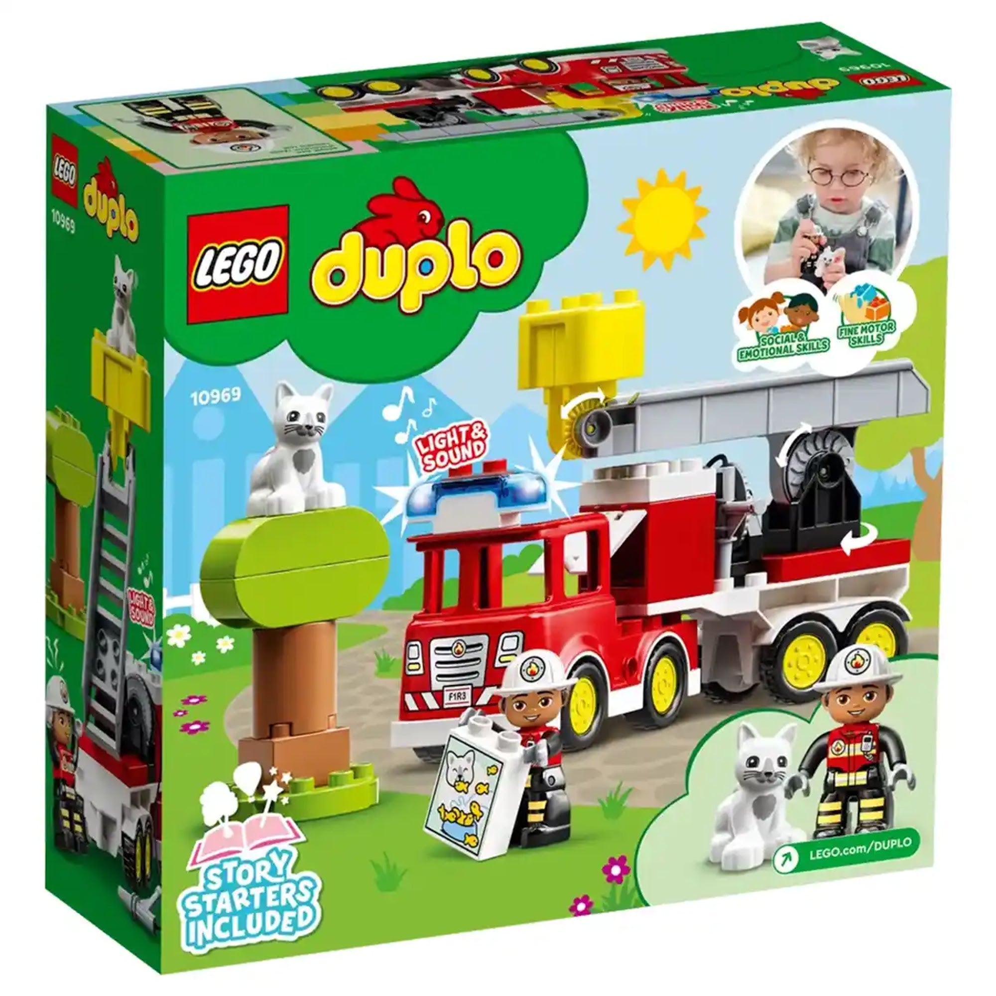 LEGOÃÂ® DUPLOÃÂ® Rescue Fire Engine 10969 Building Toy (21ÃÂ Pieces)